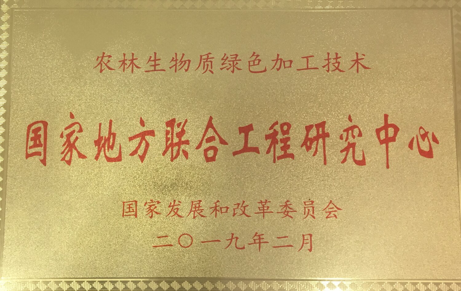 农林生物质绿色加工技术国家地方联合工程研究中心
